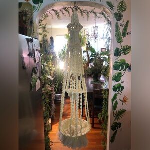 Vintage Macrame Plant Hanger.